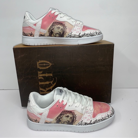 jesus christ jordan shoes